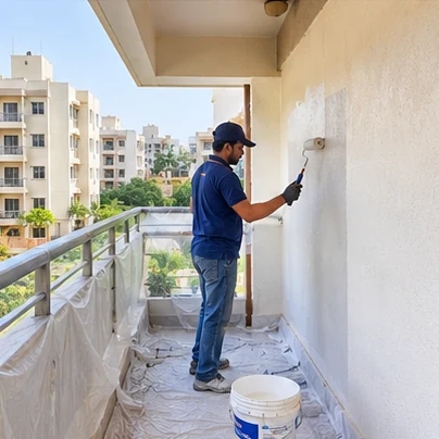 Balcony Painting representative service photo
