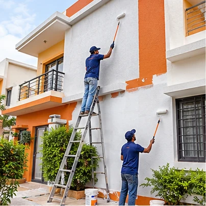 Exterior Painting service photo showing the work